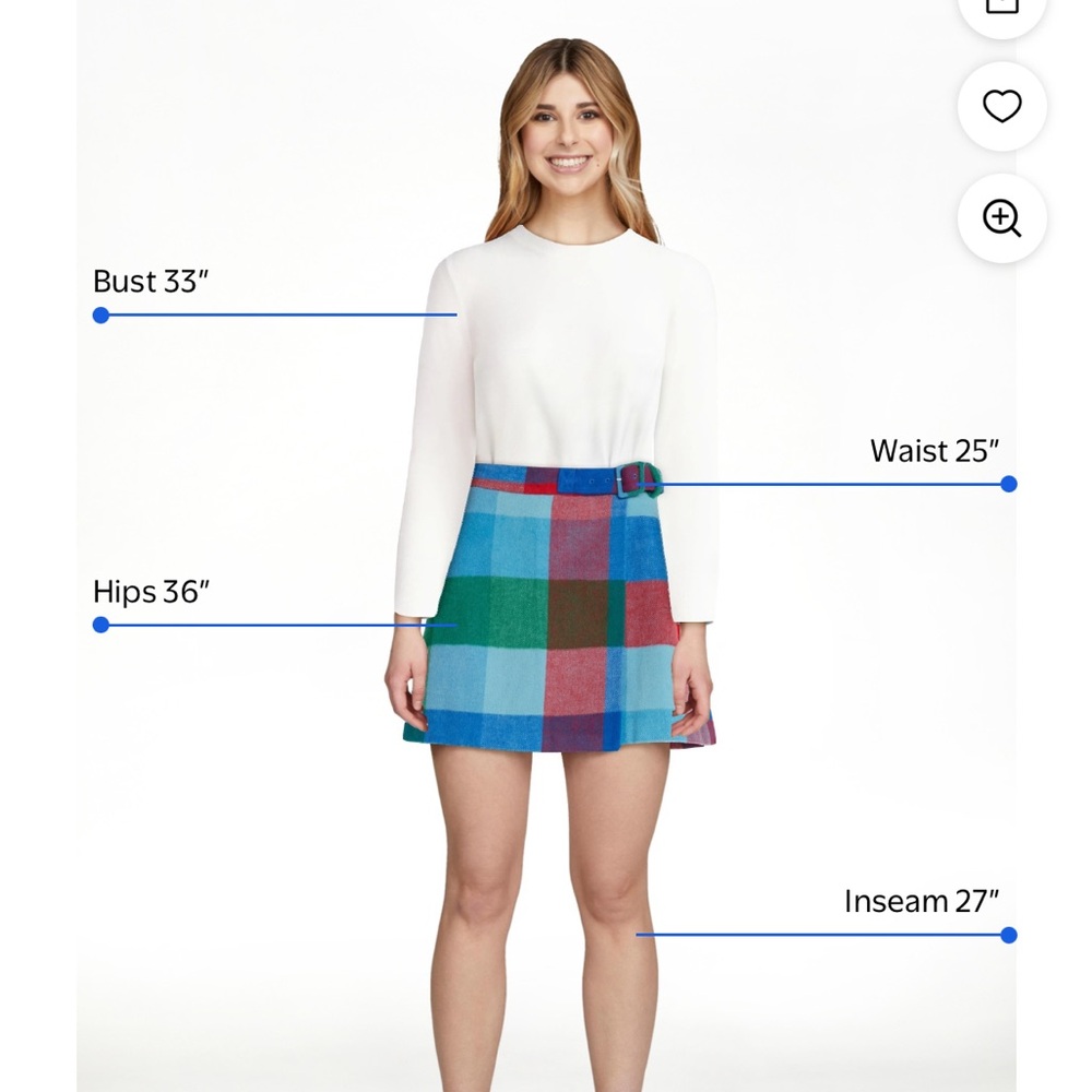 Colorful Plaid Women's Skirt